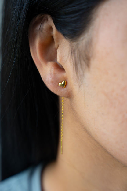 LINE HEART | EARRINGS